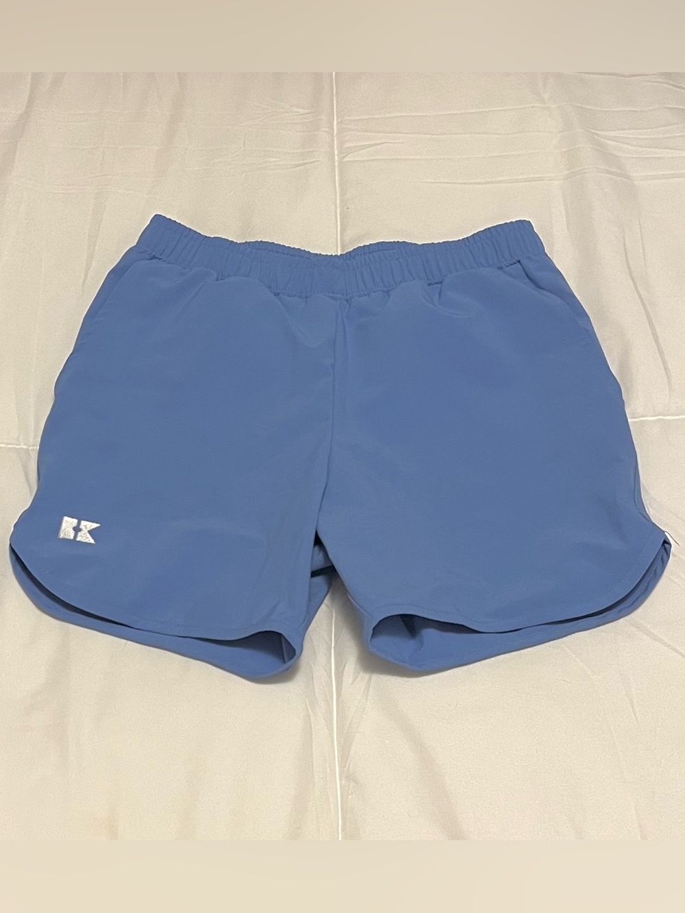 Courtside Kids Light Blue Shorts with Elastic Waist